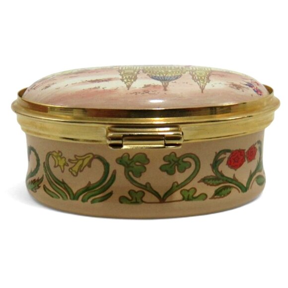 STAFFORDSHIRE ENAMELS Royal Wedding 1981 Prince Charles & Diana England Vintage - Picture 3 of 12